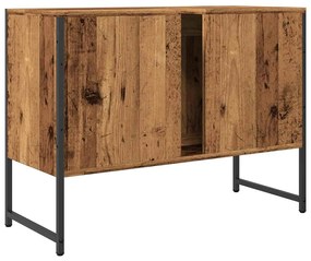 Armário lavatório WC 80x33x60cm derivados madeira madeira velha