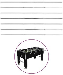 vidaXL Barras para matraquilhos 8 pcs 15,9 mm