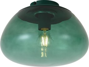 Candeeiro de Teto de Design Verde com Vidro Verde - Giselle