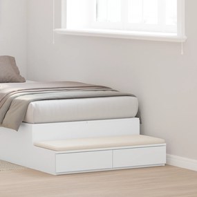 Gavetas de Cama vidaXL Brancas 80x36,5x16,5 cm Madeira Engenharia