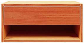 Mesa de Cabeceira Montada na Parede 2 pcs Castanho-mel