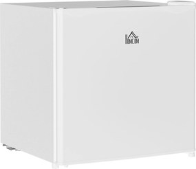 Mini Frigorífico Silencioso 46L Classe F com Temperatura Ajustável e Porta Reversível 48x44x49 cm Branco
