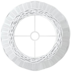Abajur Ø50x30 cm vime branco