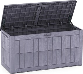 Arca de Arrumação, 121 x 53 x 61 cm, Capacidade de 380 L, Cinzento-claro