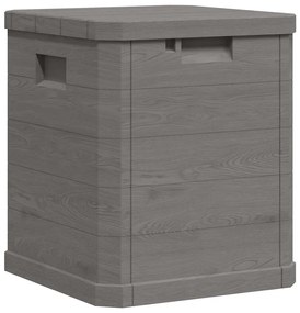 Caixa de arrumação para jardim 90 L castanho