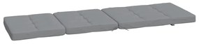 Almofadões p/ cadeira de terraço 2 pcs tecido oxford cinzento