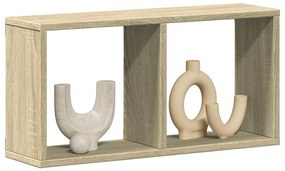 Armário de parede 60x16x30 cm derivados madeira carvalho sonoma
