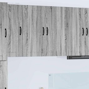 vidaXL Armário de Cozinha Cinza Sonoma 80 x 31 x 80 cm