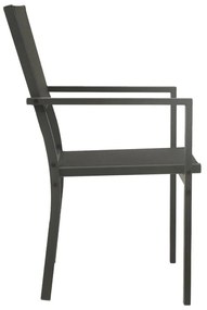 9 pcs conjunto de jantar para exterior aço