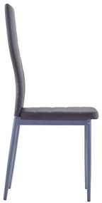 Conjunto de jantar 7 pcs cinzento
