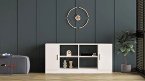 Armário Multiusos VO6 – Branco – 139,8 cm x 61,8 cm x 46,3 cm