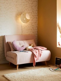 Sofá-cama, 1 lugar rosa-velho