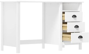 Secretária Hill c/ 3 gavetas 120x50x74 cm pinho maciço