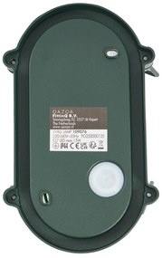 Candeeiro de Parede e Teto Exterior Verde Escuro Oval IP44 - Noutica