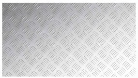 2 Placas de Alumínio Antiderrapantes em Chequer 90x50 cm