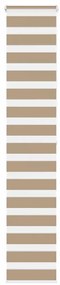 vidaXL Cortina de zebra 40x200 cm largura do tecido 35,9 cm poliéster