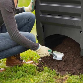 Caixote de compostagem 300 L preto