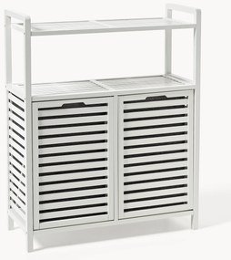 Estante de casa de banho em bambu com cestos Kit