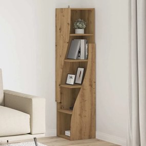 vidaXL Armário de canto Branco 32x32x140cm Madeira processada