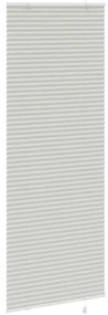 Cinzento Luz Plissada Cega 80x200 cm Largura Tecido 79,4 cm