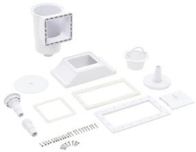 91735 vidaXL Skimmer de piscina de boca larga 11 pcs 34,3x25x30,5 cm