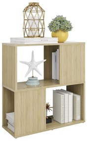 Estante 60x24x63 cm contraplacado cor carvalho sonoma