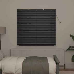 Persiana de Janela com cortinas Outros Manual Preto 140 x 175 cm Alumí