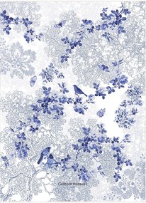 Panos de cozinha de linho lavado Voliere, conjunto de 4