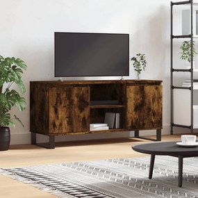 vidaXL Móvel de TV 104x35x50 cm derivados de madeira carvalho fumado