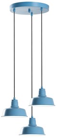Candeeiro Chandelier Memati – Azul Claro – Diâmetro 45 cm