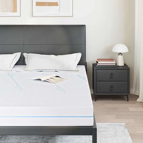 Colchões Branco 180 x 200 cm Tecido jacquard 100% poliéster