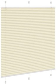 Plissado Cego Creme 120x150 cm Largura Tecido 119,4cm Poliéster