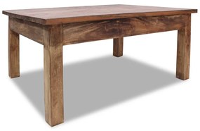 vidaXL Mesa de centro madeira de mogno maciça 98x73x45 cm