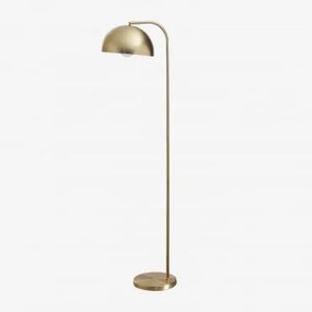 Candeeiro De Pé Em Ferro Nura Dourado - Sklum