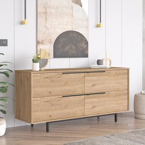 Console ON3 – Walnut – 160 cm x 74,3 cm x 44,5 cm