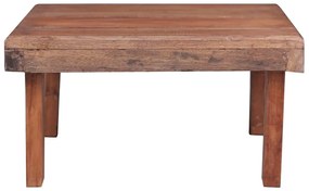 Mesa de centro 60x45x23 cm madeira de mogno maciça