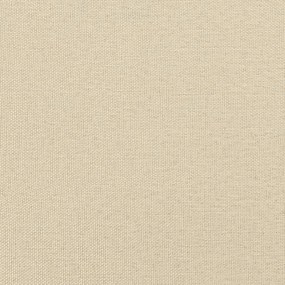 Sofá-cama c/ gavetão e colchões 80x200 cm tecido cor creme