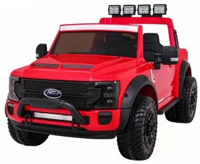 Carro elétrico para Crianças 2 Lugares Ford Super Duty 24V Vermelho