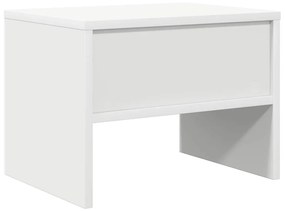 Mesa-de-cabeceira 40x30x30 cm aglomerado branco