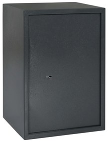 vidaXL Caixa de Segurança com Fechadura Chave Cinza Escuro 31x35x50 cm Aço