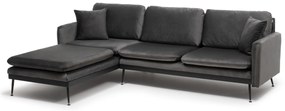 Sofá de Canto Reya – Antracite – 245x55x43 cm