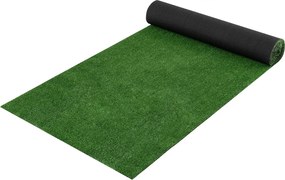 Relva Artificial para Terraço altura 7 mm, 5 x 1 m, Jardim e Interior, Resistente ao Desgaste, Verde