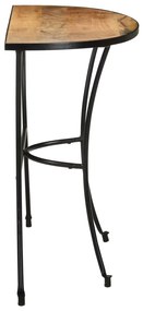 Mesa de apoio 110x40x77 cm madeira de mangueira maciça