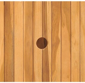 Móvel de Lavatório em Madeira Maciça - Design Rustico