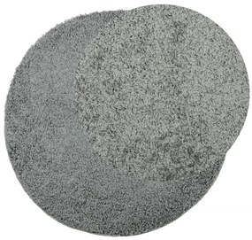 Tapete shaggy de pelo alto PAMPLONA Ø 200 cm verde