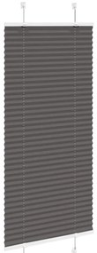 Preto Plissada Cega 65x150 cm Largura Tecido 64,4 cm Poliéster