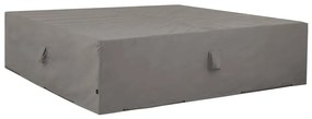 Cobertura para mobiliário de exterior 305x190x85cm cinzento