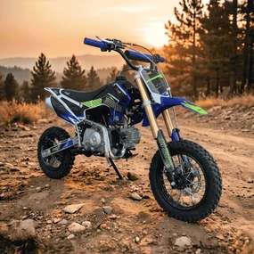 MINI MOTO INFANTIL GASOLINA 110CC  MTR JUNIOR 110 AZUL