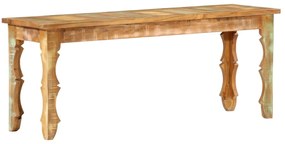 vidaXL Banco 110x35x45 cm madeira recuperada maciça