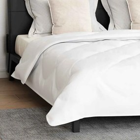 Edredão com travesseiro 3 pcs Branco 200 x 200 cm Microfibra